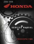 2006 Honda Rincon 680 Service Manual