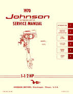 1970 Johnson 1.5 HP Outboard Motor Service Repair Manual P/N JM-7001