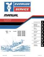 1977 Evinrude 9.9-15 HP Outboard Motor Service Repair Manual P/N 5305