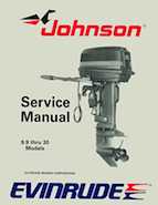 1989 Johnson Evinrude "CE" 9.9 thru 30 Service Manual, P/N 507754