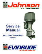 1991 Johnson Evinrude EI 60 Loop V Models 150, 175 outboards Service Manual