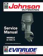 1992 Johnson Evinrude "EN" 60 thru 70 Service Manual, P/N 508144