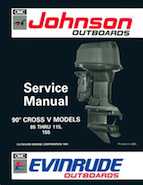 1992 Johnson Evinrude "EN" 90 deg. Cross V Service Manual, P/N 508145