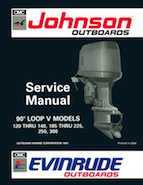 1992 Johnson Evinrude "EN" 90 degrees Loop V Service Manual, P/N 508147