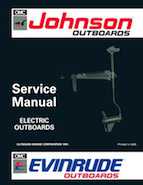 1992 Johnson Evinrude "EN" Electric Outboards Service Manual, P/N 508140