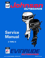 1994 Johnson/Evinrude "ER" 2 thru 8 outboards Service Repair Manual P/N 500606