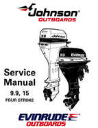 1995 Johnson/Evinrude Outboards 9.9, 15 four-stroke Service Manual