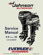 1995 Johnson Evinrude "EO" 9.9 thru 30, 2-Cylinder Service Manual, P/N 503146