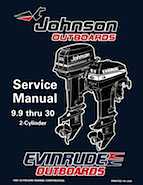 1996 Johnson Evinrude "ED" 9.9 thru 30 2-Cylinder Service Manual, P/N 507122