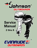 1997 Johnson/Evinrude Outboards 2 thru 8 Service Manual