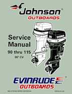 1997 Johnson Evinrude "EU" 90 thru 115 90 CV Service Manual, P/N 507267