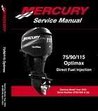 Mercury Optimax - 75, 90, 115, DFI starting year 2004 service manual.