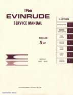 1966 Evinrude 5HP Outboards Service Manual Item No. 4278