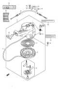 2003-2010 Suzuki DF 4 Recoil Starter parts diagram
