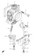 Older Years Suzuki DF 115A Throttle Body parts diagram
