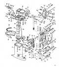 1975 135 - 135543E Exhaust Housing parts diagram