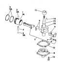 1975 2 - 2502D Crankshaft & Piston parts diagram