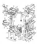 1976 135 - 135643G Exhaust Housing parts diagram