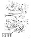 1976 135 - 135643G Motor Cover parts diagram