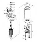1976 15 - 15655A Starter Motor parts diagram