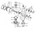 1976 15 - 15655A Crankshaft & Piston parts diagram