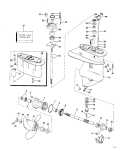 1976 9.90 - 10624G Gearcase parts diagram