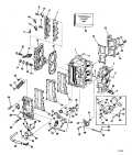 1981 9.90 - E10RCID Cylinder & Crankcase parts diagram