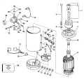 1984 155 - E155WTLCRS Electric Starter & Solenoid American Bosch 0814223-MO30sm parts diagram