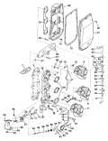 1984 70 - E70TLCRD Intake Manifold parts diagram