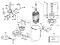 1986 90 - E90TXCDC Electric Starter & Solenoid American Bosch 2070221-MO30sm parts diagram