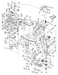 1986 200 - E200STLCDR Midsection parts diagram