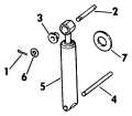 1986 40 - E40ECDE Tilt Aid Cylinder parts diagram