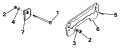 1986 35 - E35AELCDE Transom Mount Kit Rope Start only parts diagram