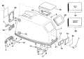 1986 35 - E35AELCDE Engine Cover Johnson Rope Start only parts diagram