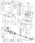 1986 6 - E6SLCDE Gearcase parts diagram