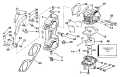 1987 120 - E120TLCUR Carburetor and Linkage parts diagram