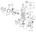 1990 60 - TE60TLESM Crankshaft & Piston parts diagram