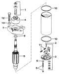1990 9.90 - E10SELESC Starter Motor parts diagram