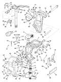 1991 60 - TE60TLEIB Midsection Power Trim/Tilt parts diagram