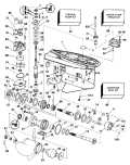 1995 150 - E150SLEOM Gearcase Counter Rotation parts diagram