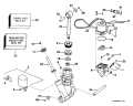 1997 150 - E150SLEUC Power Trim/Tilt Hydraulic Assembly parts diagram