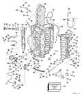 1997 150 - E150SLEUC Cylinder & Crankcase parts diagram