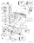 1997 115 - L115GLEUR Gearcase 25 In. Models parts diagram
