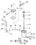 2000 10 - E10RVL4SSS 4 - Stroke, Rope Start, Tiller, 20 IN shaft, wht Electric Primer System parts diagram