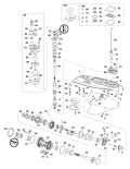 AA Models 300 - E300DCXAAC Gearcase, M2Type, Counter Rotation parts diagram