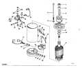 1982 140 - J140TXCNB Electric Starter & Solenoid parts diagram