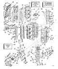 1982 175 - J175TLCNB Cylinder & Crankcase parts diagram