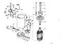 1982 175 - J175TLCNB Electric Starter & Solenoid Am Bosch 0814223-M030sm parts diagram