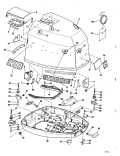 1982 175 - J175TLCNB Motor CoverEvinrude parts diagram