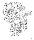 1982 25 - J25RLCNB Exhaust HousingElectric Start only parts diagram